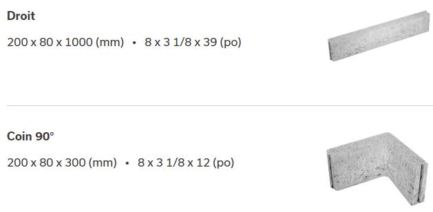 Dimensions bordure universelle