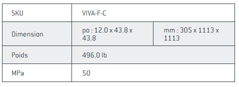 Dimensions - Foyer VIVA